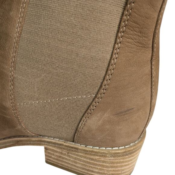 Eileen Fisher Ankle Boots Chelsea 8 Blink Tumbled Nubuck Booties - Picture 7 of 13